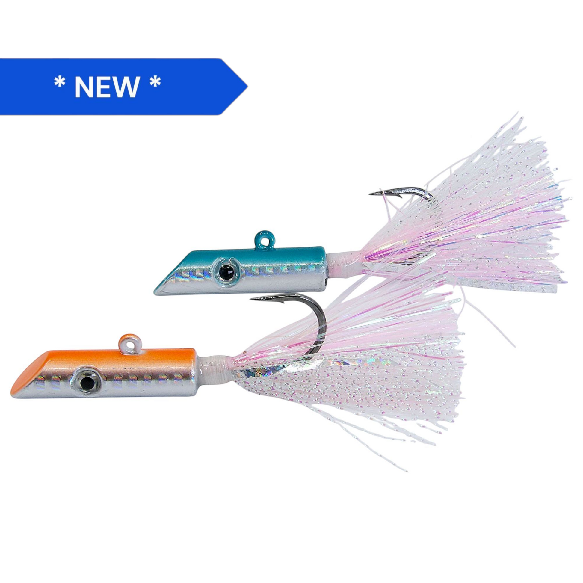 Premium Hex Head Jigs - Side View. Hexy 2.0
