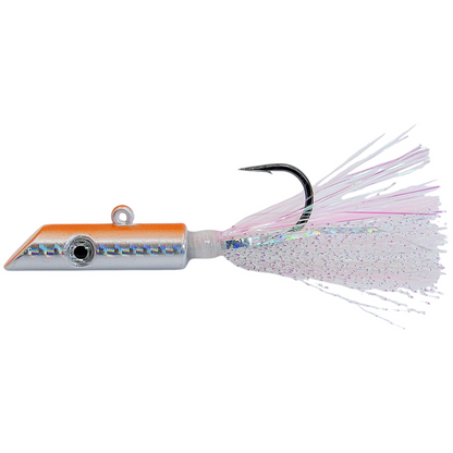 Premium Hex Head Jigs - Round Glass Minnow Bullet Shaped