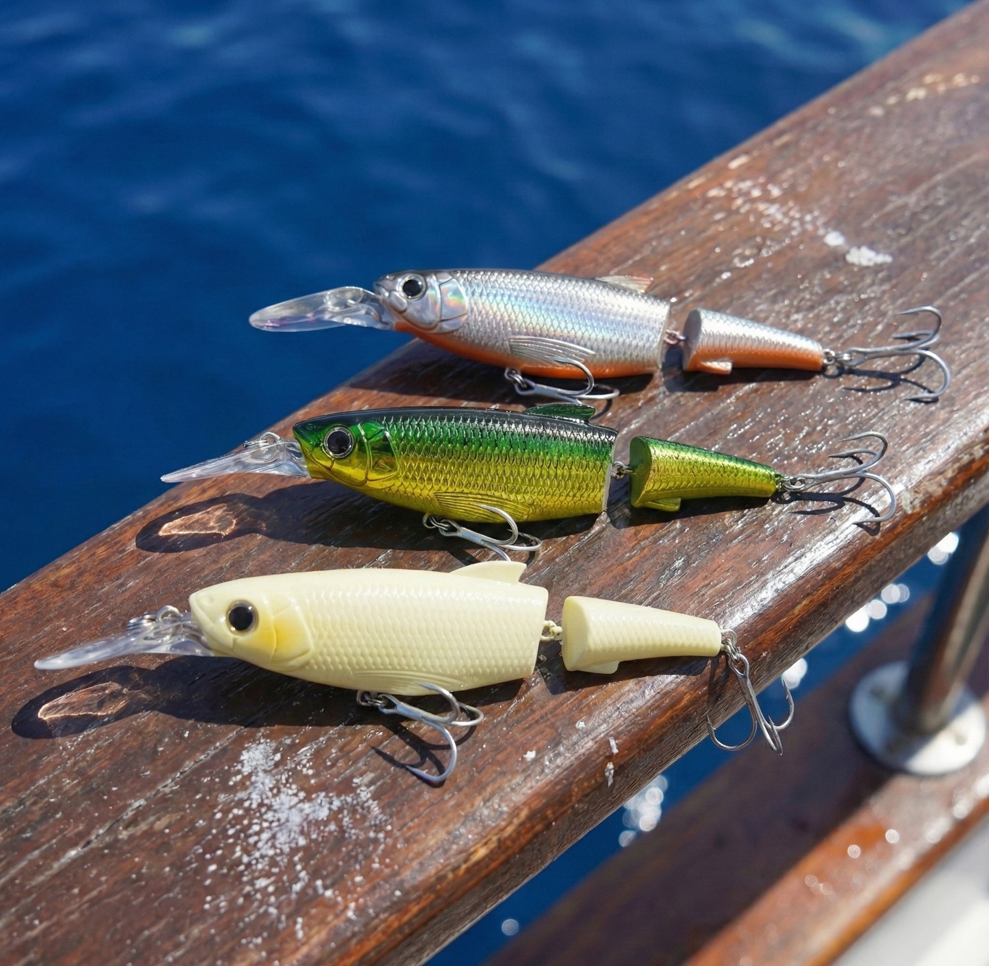 C-Ripper Hybrid Jointed Minnow 4 inch lures.