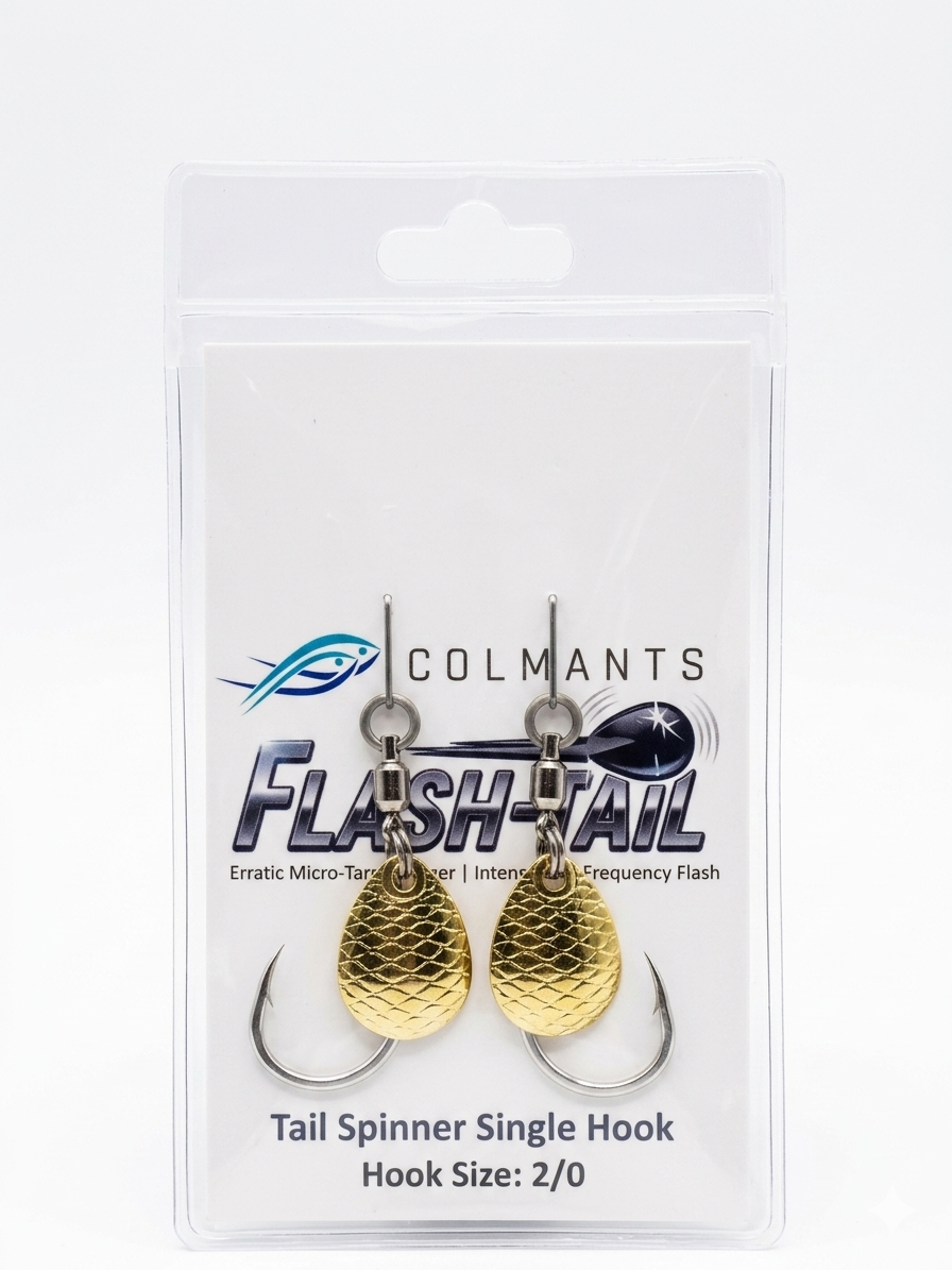 FlashTail Spinner Blade Single Hooks