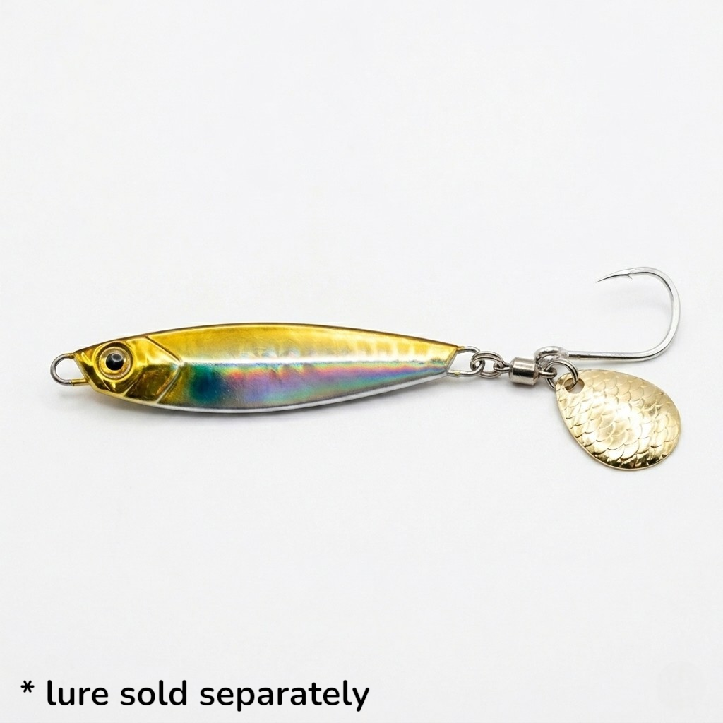 FlashTail Spinner Blade Single Hooks