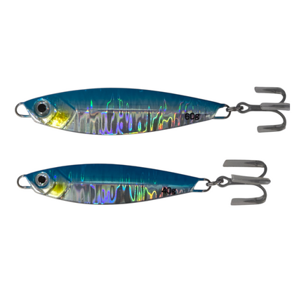 CastMan Casting Minnow Shimmer Blue. Long Casting Lure