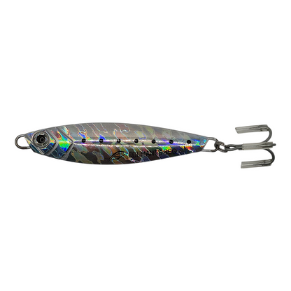 Castman Casting Minnow Silver. Holographic finish. best saltwater fishing lure. Long casting. 2oz
