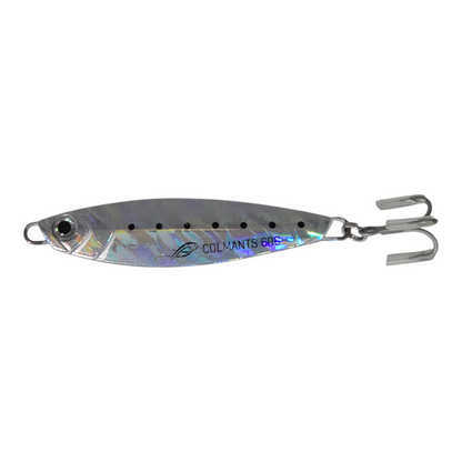 Castman Casting Minnow Silver. Holographic finish. best saltwater fishing lure. Long casting.