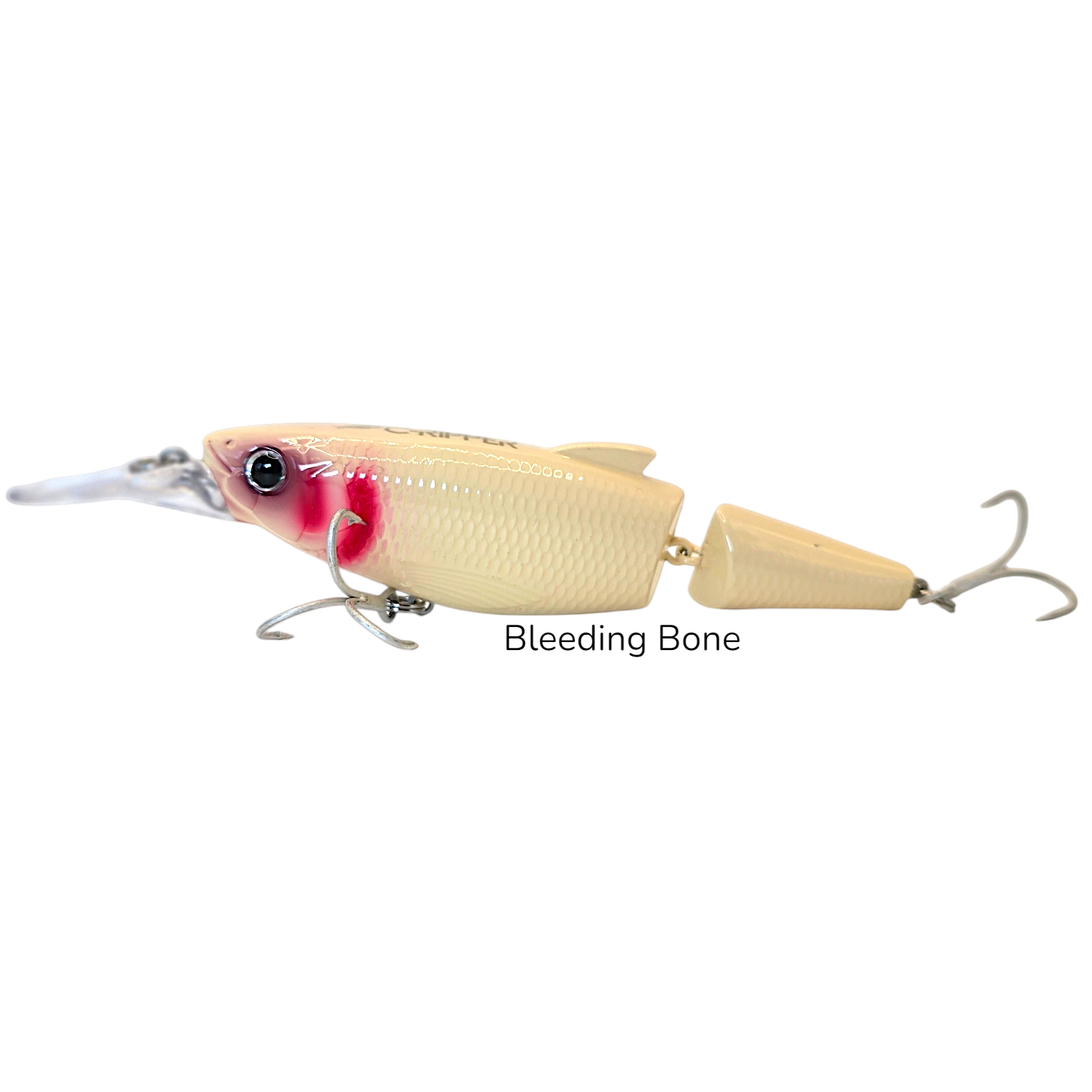bleeding bait fish lures Girofish J20 {3 1/2 } / Barbless Treble Hooks The Bleeding Shad is the perfect fly to target shad while they migrate up freshwater rivers and streams to spawn. Flo Red Barbed Head Fishing