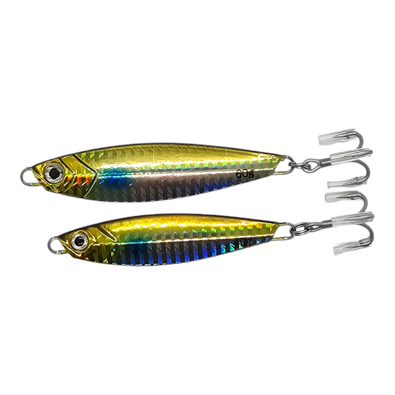 Castman Casting Minnow Gold/Blue. Two versions: best saltwater fishing lure