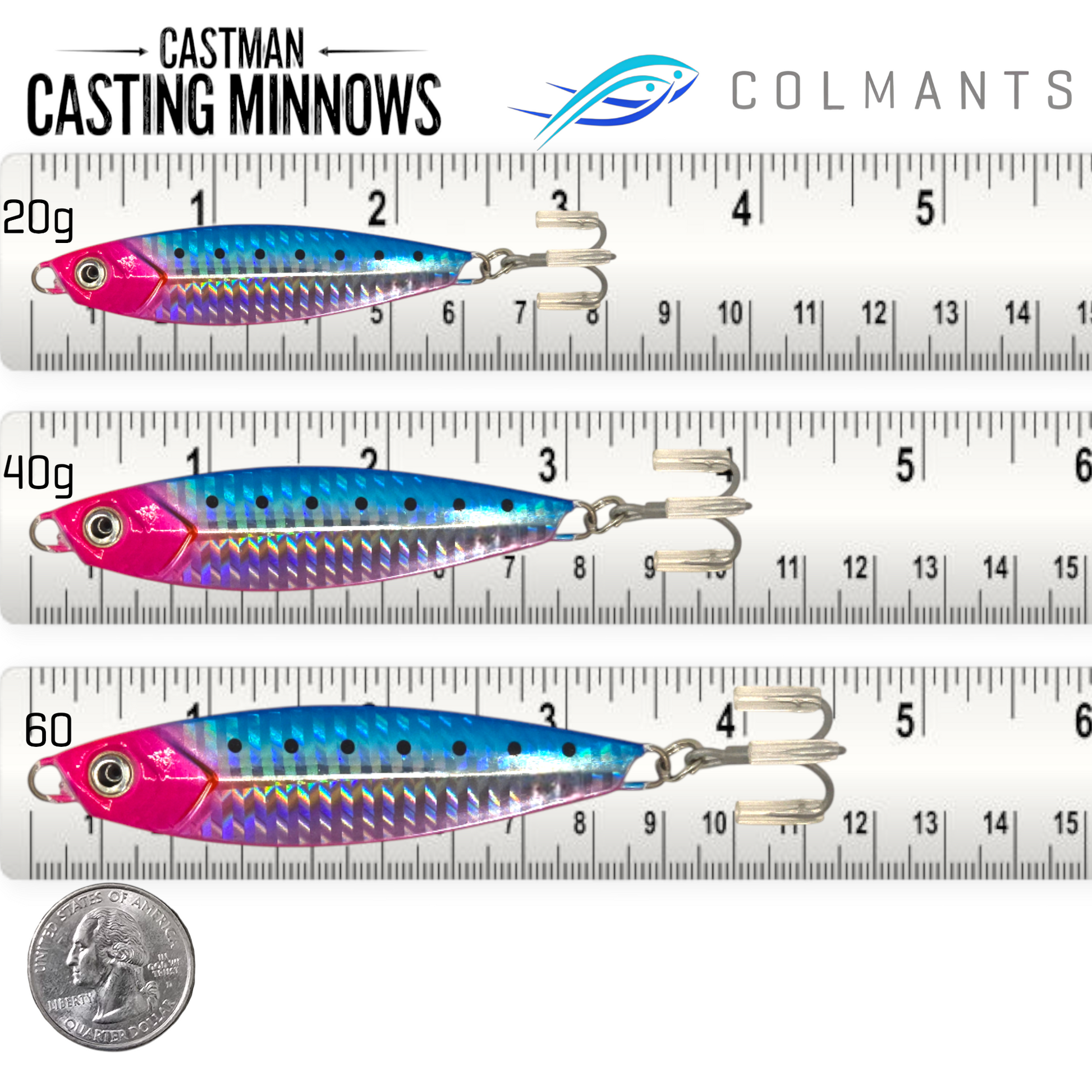 4 PCS. MNNOW JGGNG/CASTNG LURE BAT/CE FSHNG 1 OZ. VEN COLOR CHOOSE ANY | eBay 4 PCS. MNNOW JGGNG/CASTNG LURE BAT/CE FSHNG 1 OZ. VEN COLOR CHOOSE ANY | eBay