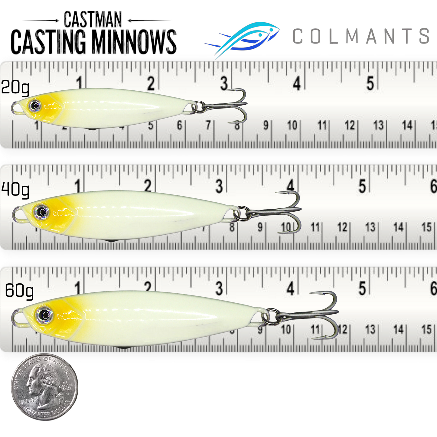 CastMan Glow White/Yellow