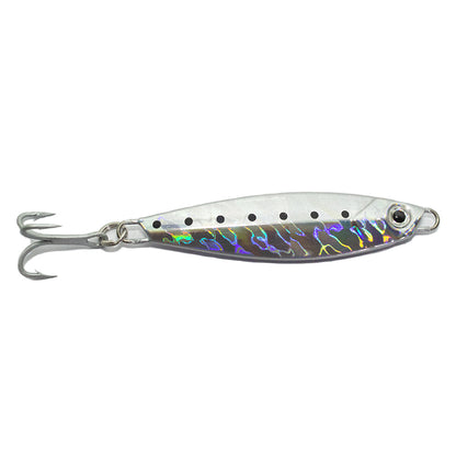 Castman Casting Minnow Silver. Holographic finish. best saltwater fishing lure. Long casting