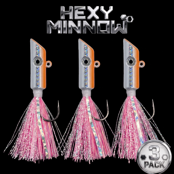 Hexy Round Holo Orange 3 Pack