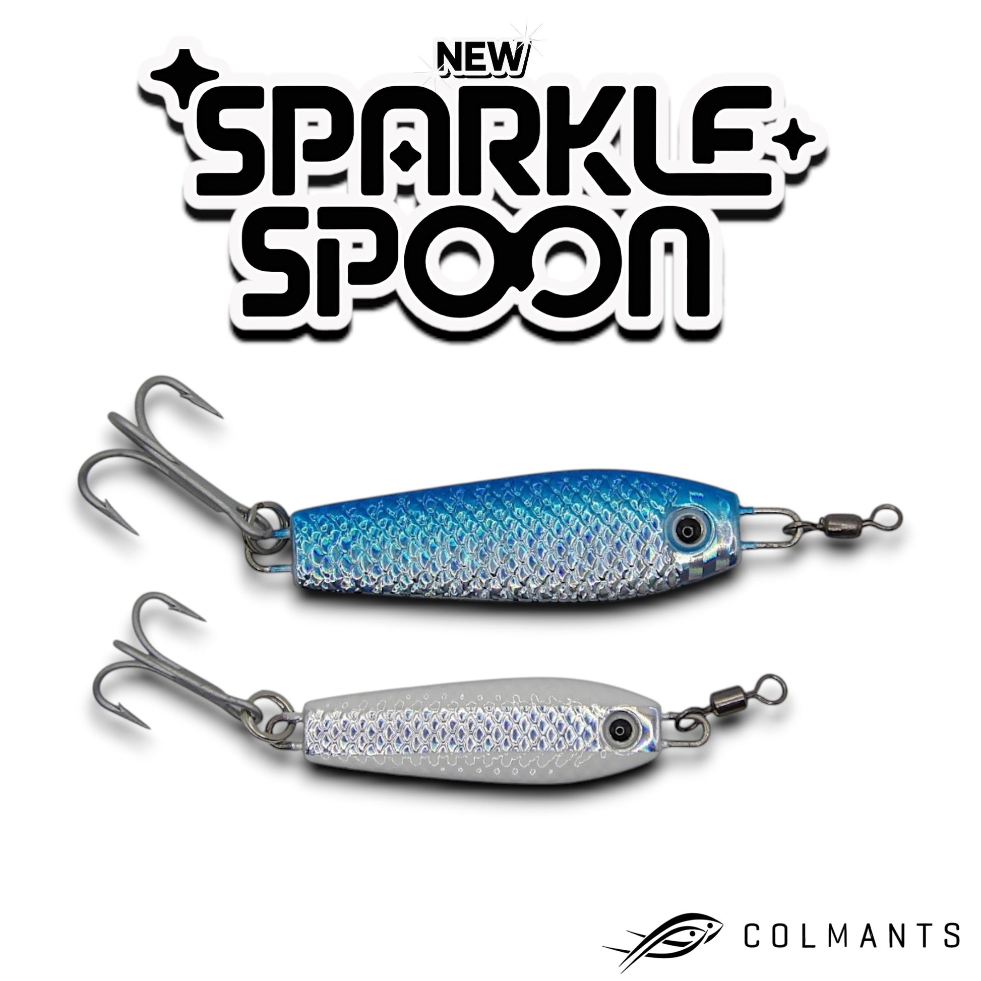 COLMANTS Sparkle Spoon COLMANTS Fishing Lures COLMANTS Sparkle Spoon COLMANTS Fishing Lures