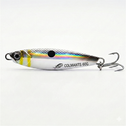 dallas cowboys fishing lure CastMan - Long Casting Minnow Jig - Reflective Metal Fishing Lure