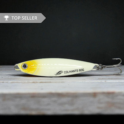 Glow in the dark long casting metals. Fishing lures