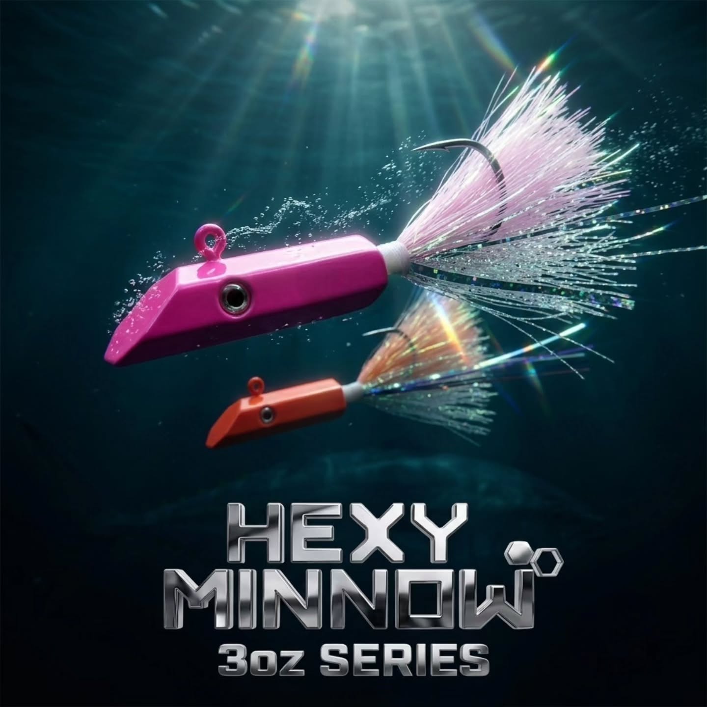 Hexy Minnow® 3oz Series Hex Head Jig