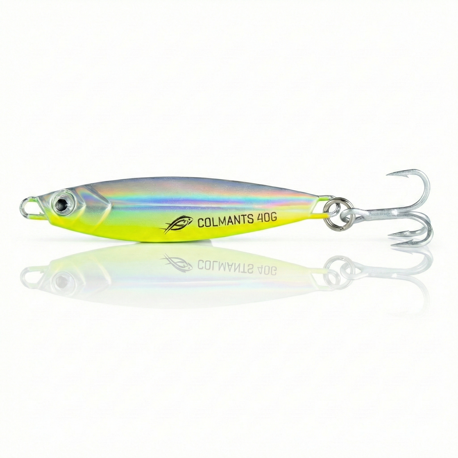 CastMan Neon Mirage Shore Jig Long Casting Holographic Minnow Fishing Lure 60g:2oz