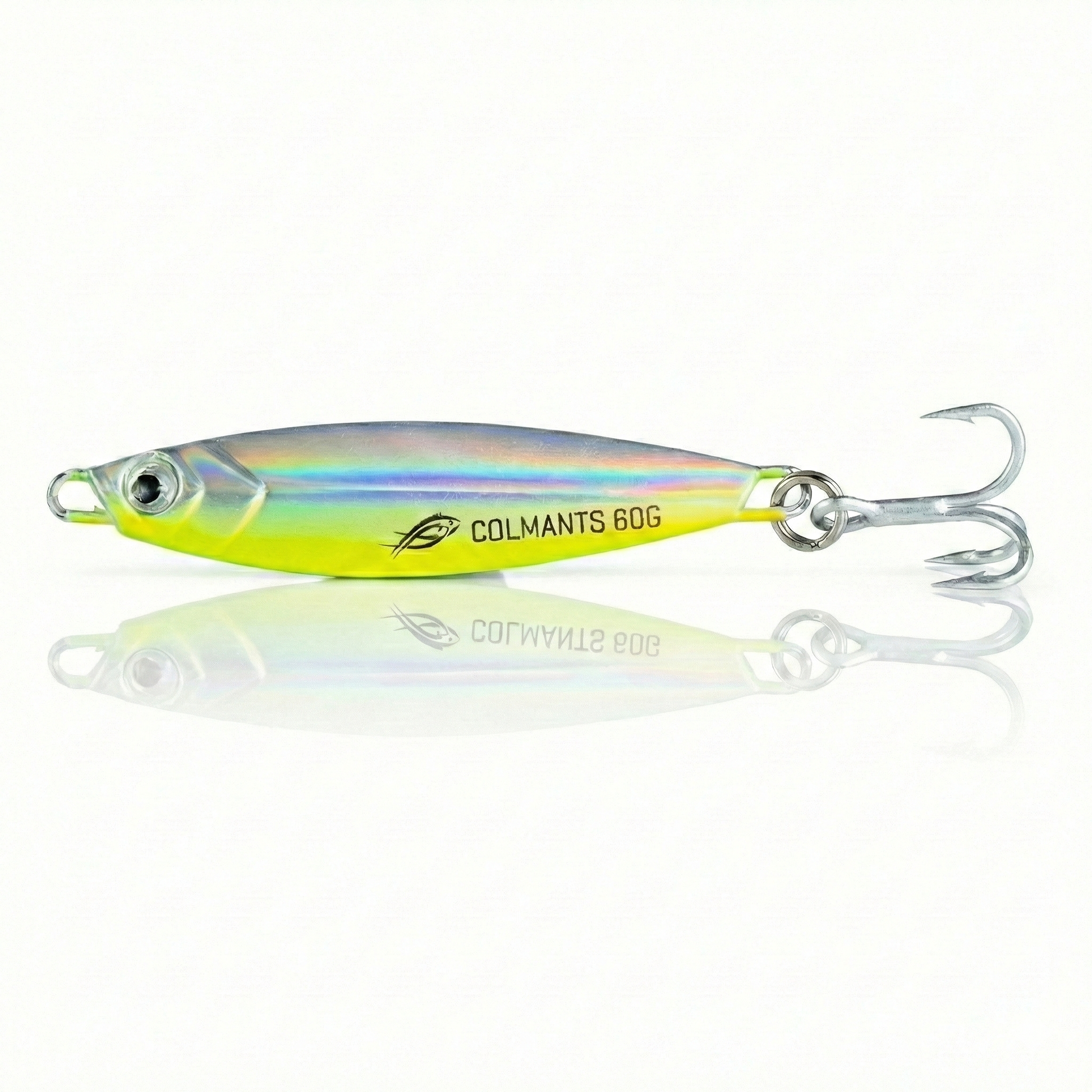 CastMan Neon Mirage Shore Jig Long Casting Holographic Minnow Fishing Lure 60g:2oz