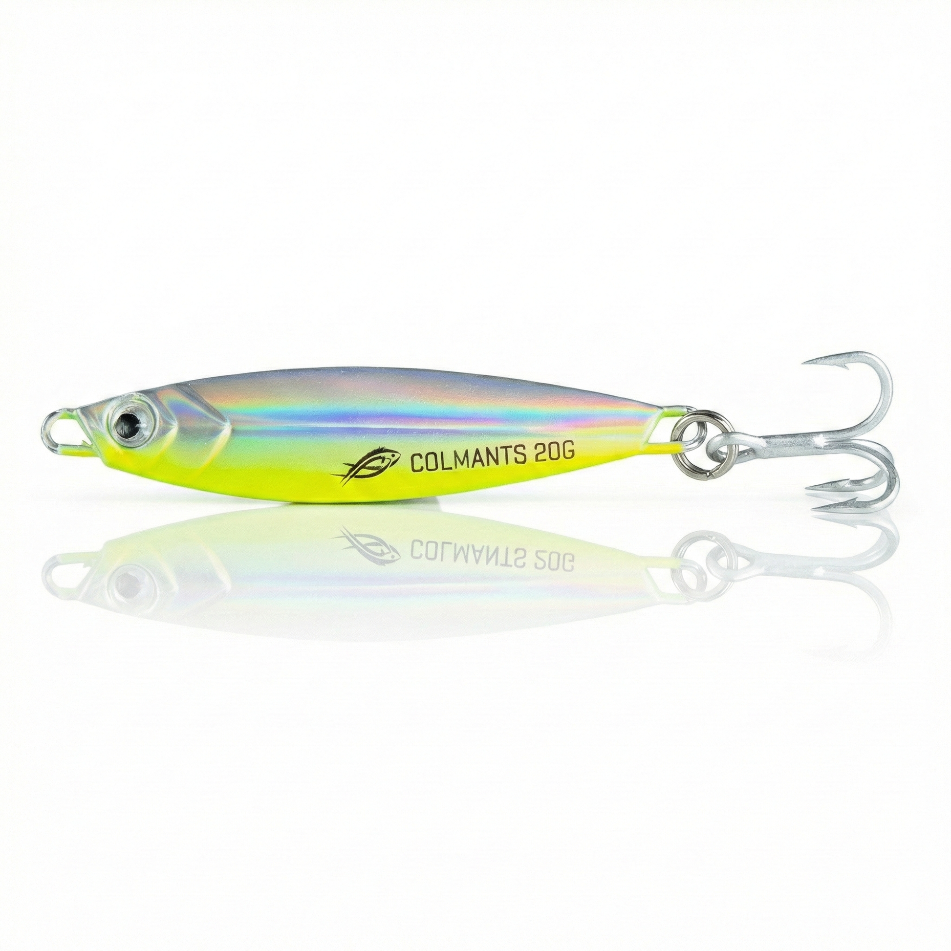 CastMan Neon Mirage Shore Jig Long Casting Holographic Minnow Fishing Lure 60g:2oz
